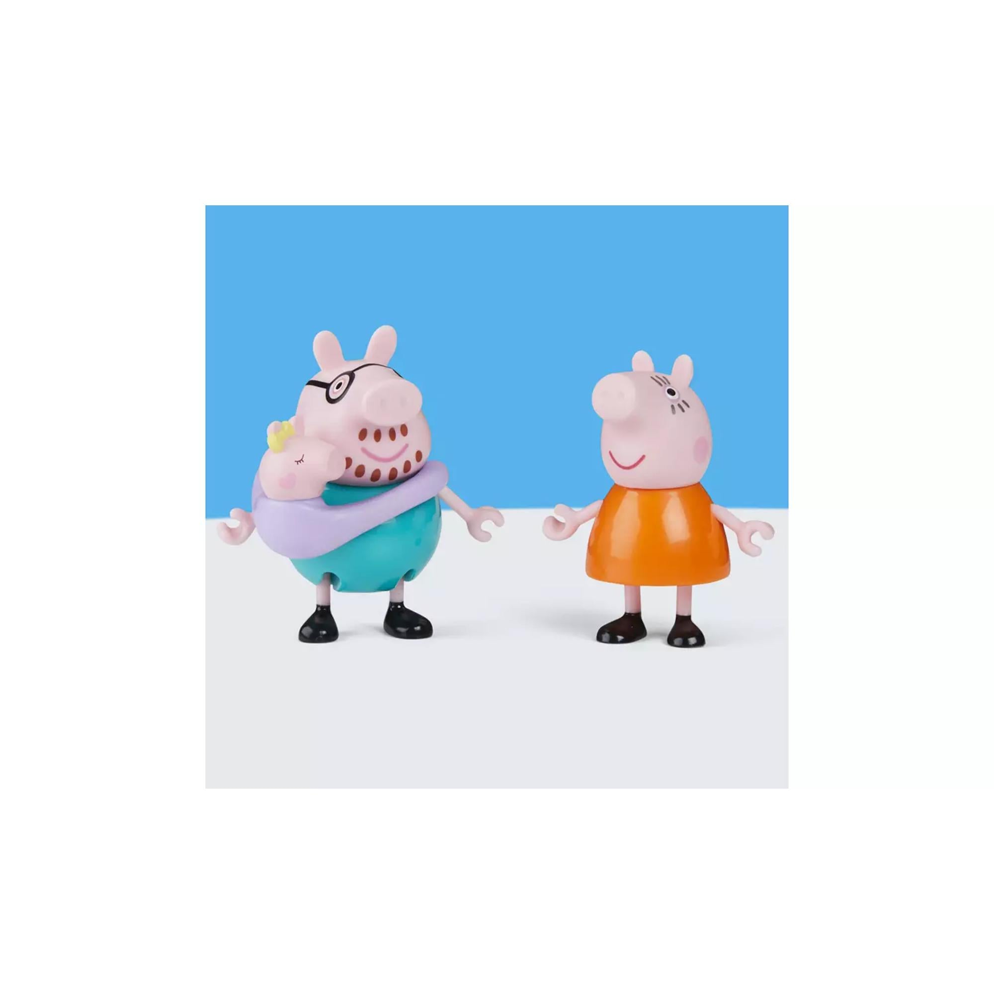Peppa Pig Family Figures Set of 5 18x22x5cm, imported from the UK