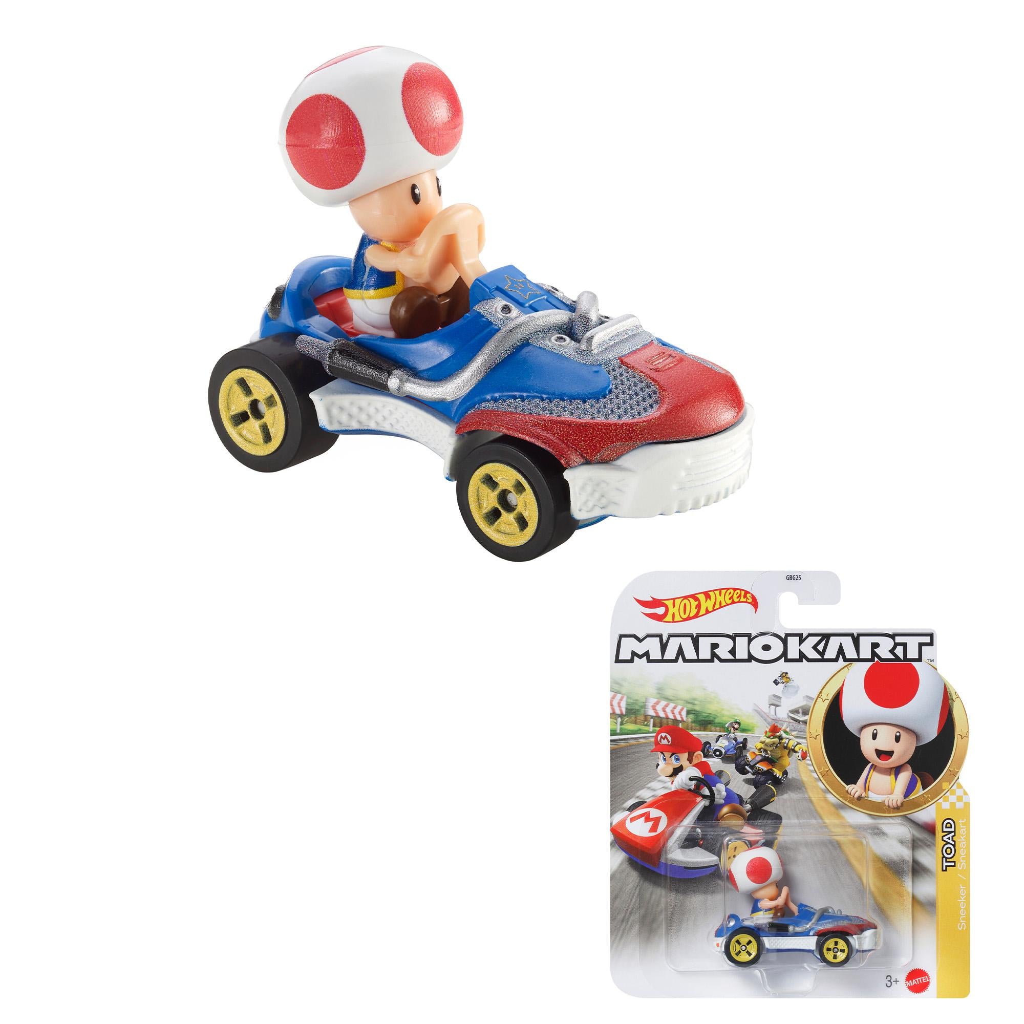 Hot Wheels Mario Kart die-cast vehicle assortment, UK version