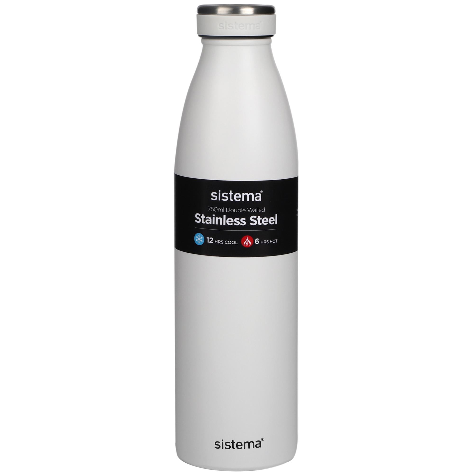Sistema Hydrate stainless steel bottle multicolour 750ml (British brand)