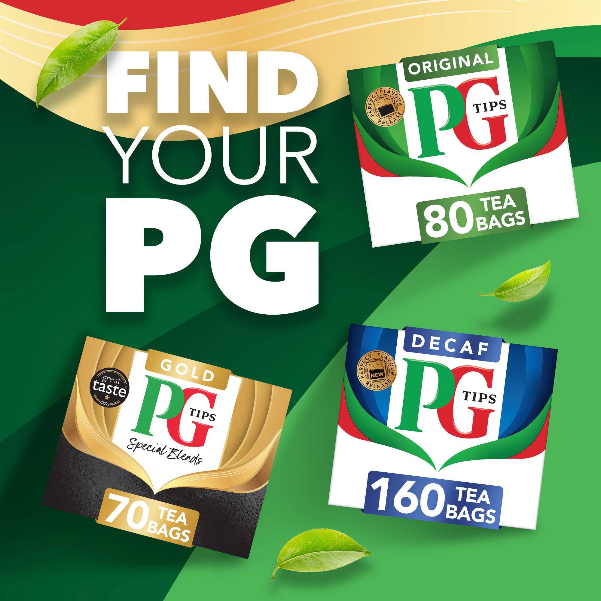 PG Tips Gold special blend tea bags 70 - British product