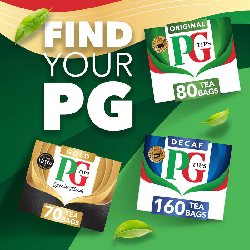 PG Tips Gold special blend tea bags 70 - British product