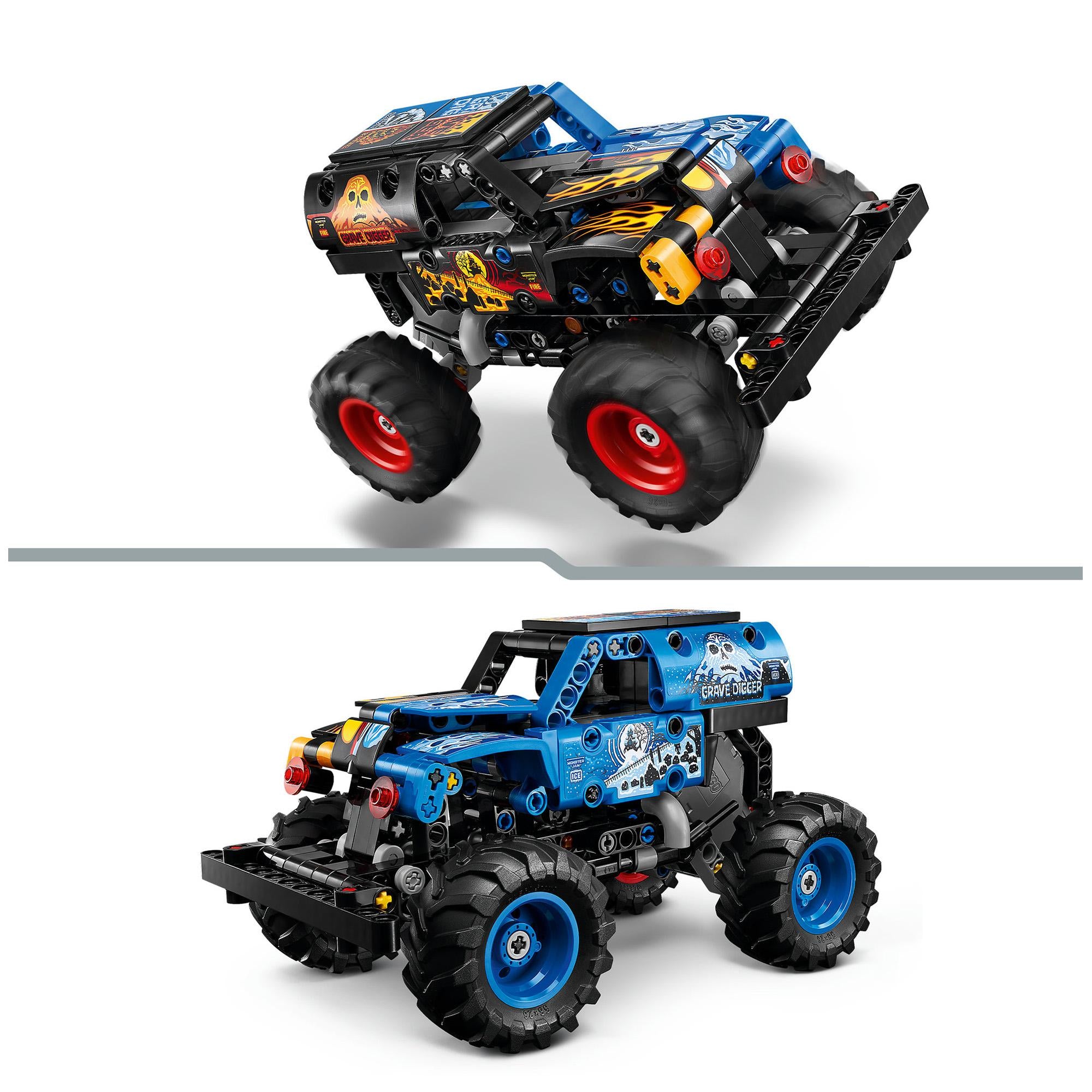 LEGO Technic Grave Digger pull-back toy 263 pieces, UK version