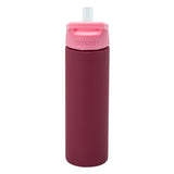 Smash kids water bottle pink burgundy (British brand)