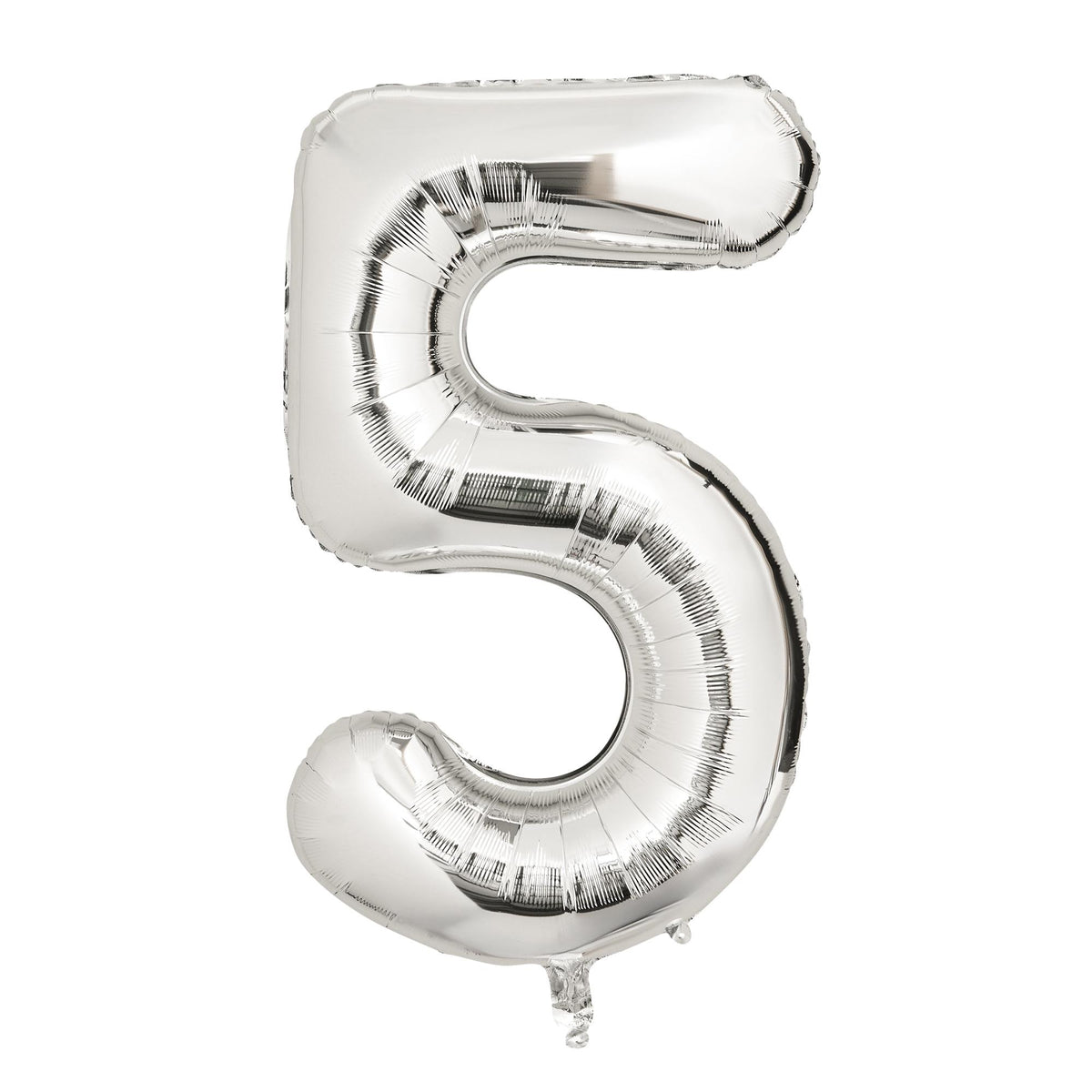 Sainsbury's Home Silver Foil Number Balloon Age 5 34 inch (British brand)