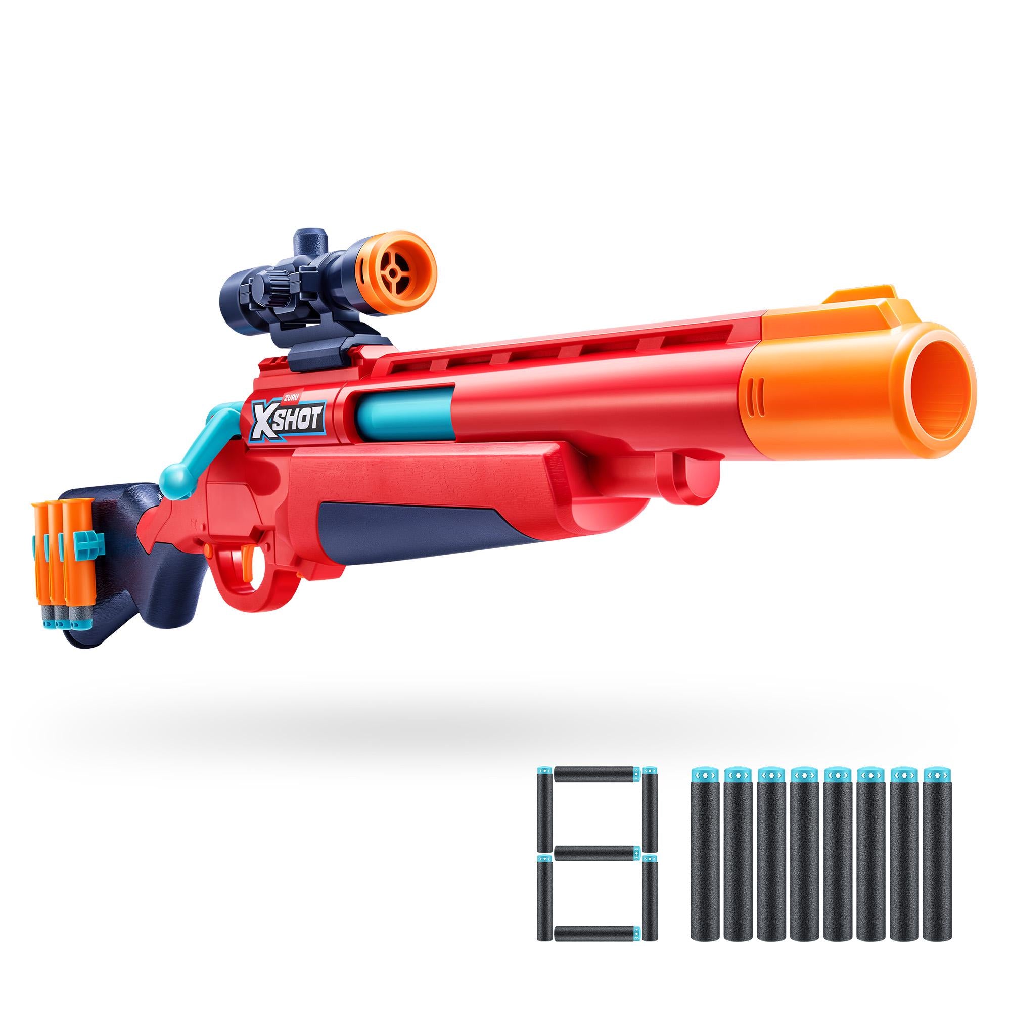Xshot Excel-S1 bolt action blaster with 16 darts (British brand)