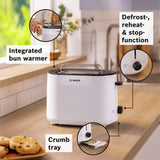 Bosch MyMoment 2 slice toaster in white, UK version