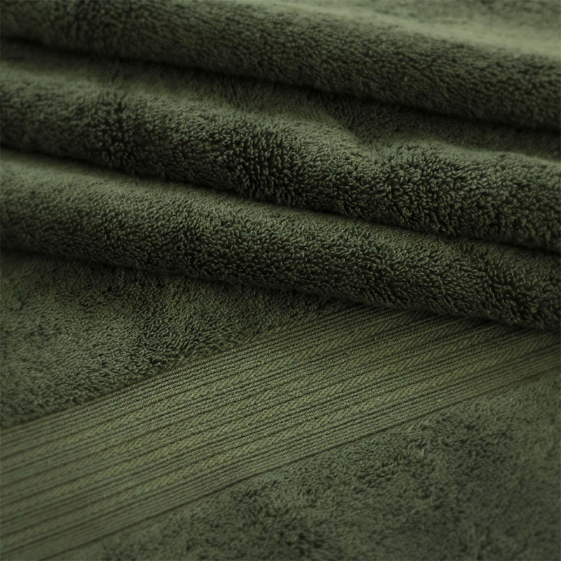 Habitat forest green hand towel 90cm x 50cm (British brand)