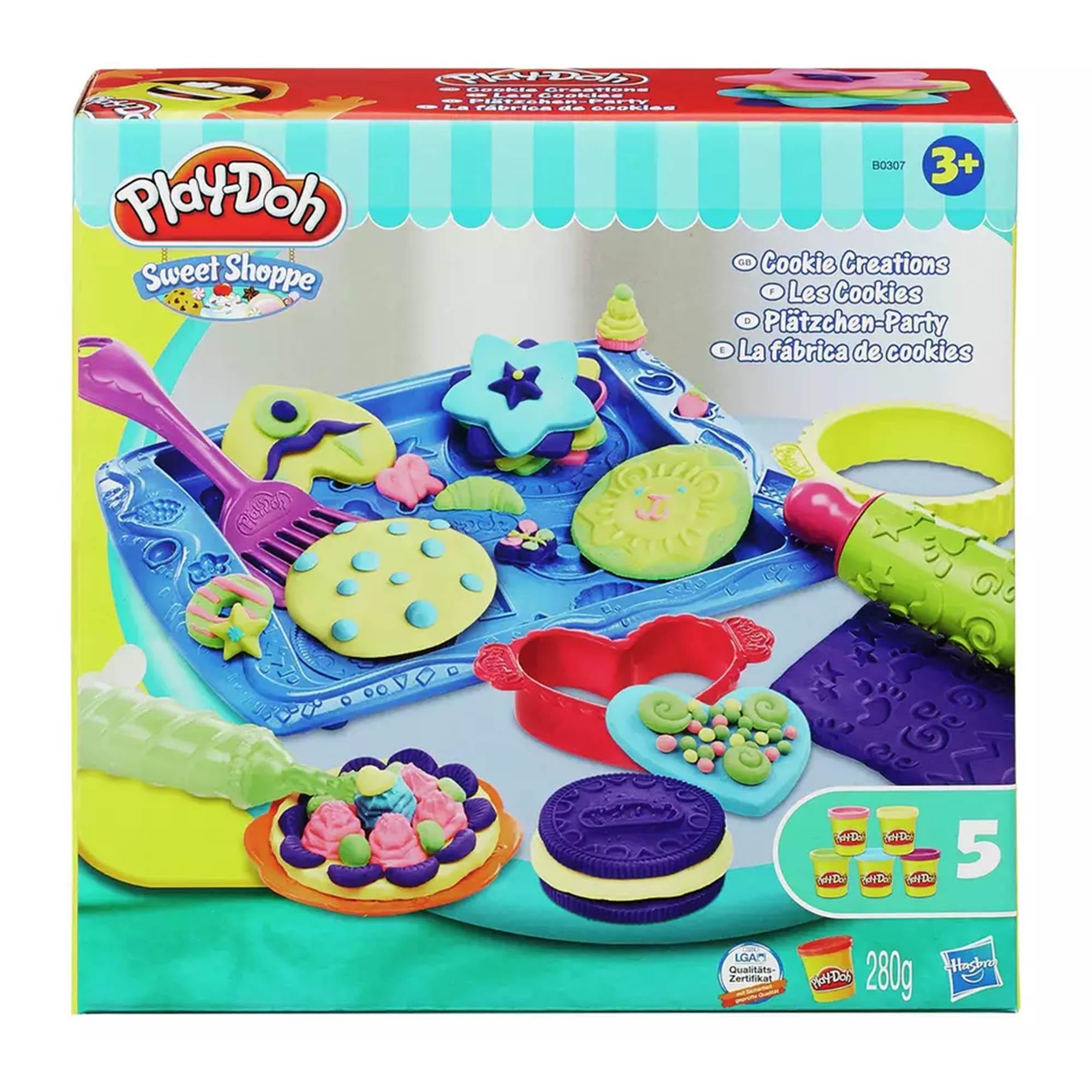 Play-Doh Sweet Shoppe Cookie Creations playset, imported from the UK