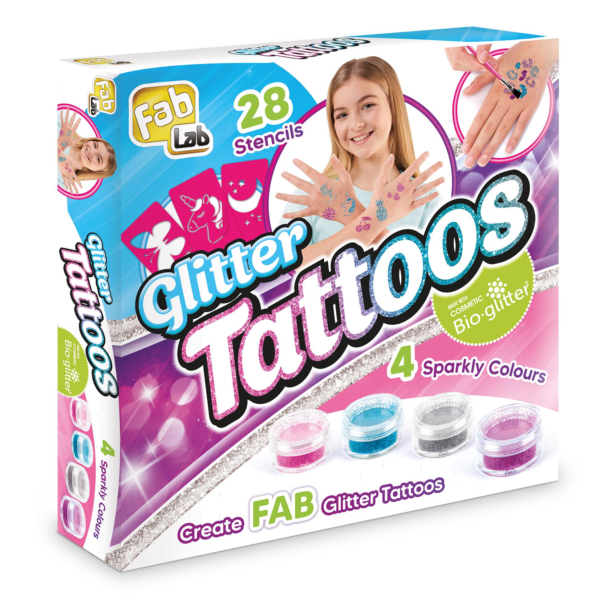 Fab Lab Glitter Tattoos craft kit (British brand)
