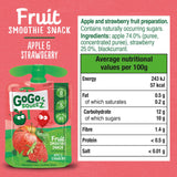 GoGo Squeez apple strawberry smoothie pouch 4x90g, UK version