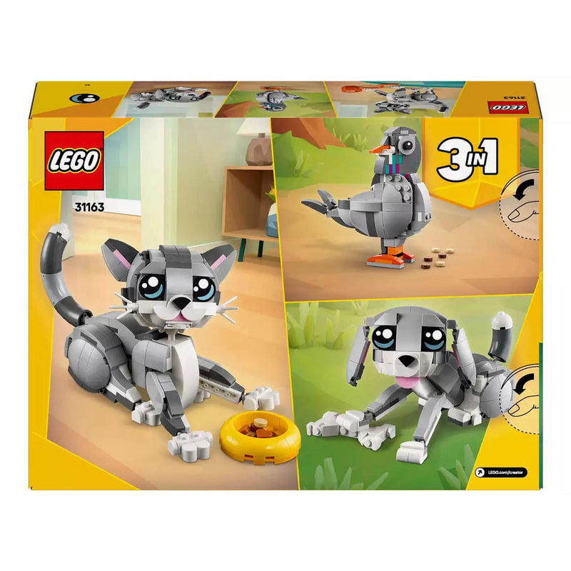 LEGO Creator 3in1 Playful Cat building set 407 pieces (British brand)