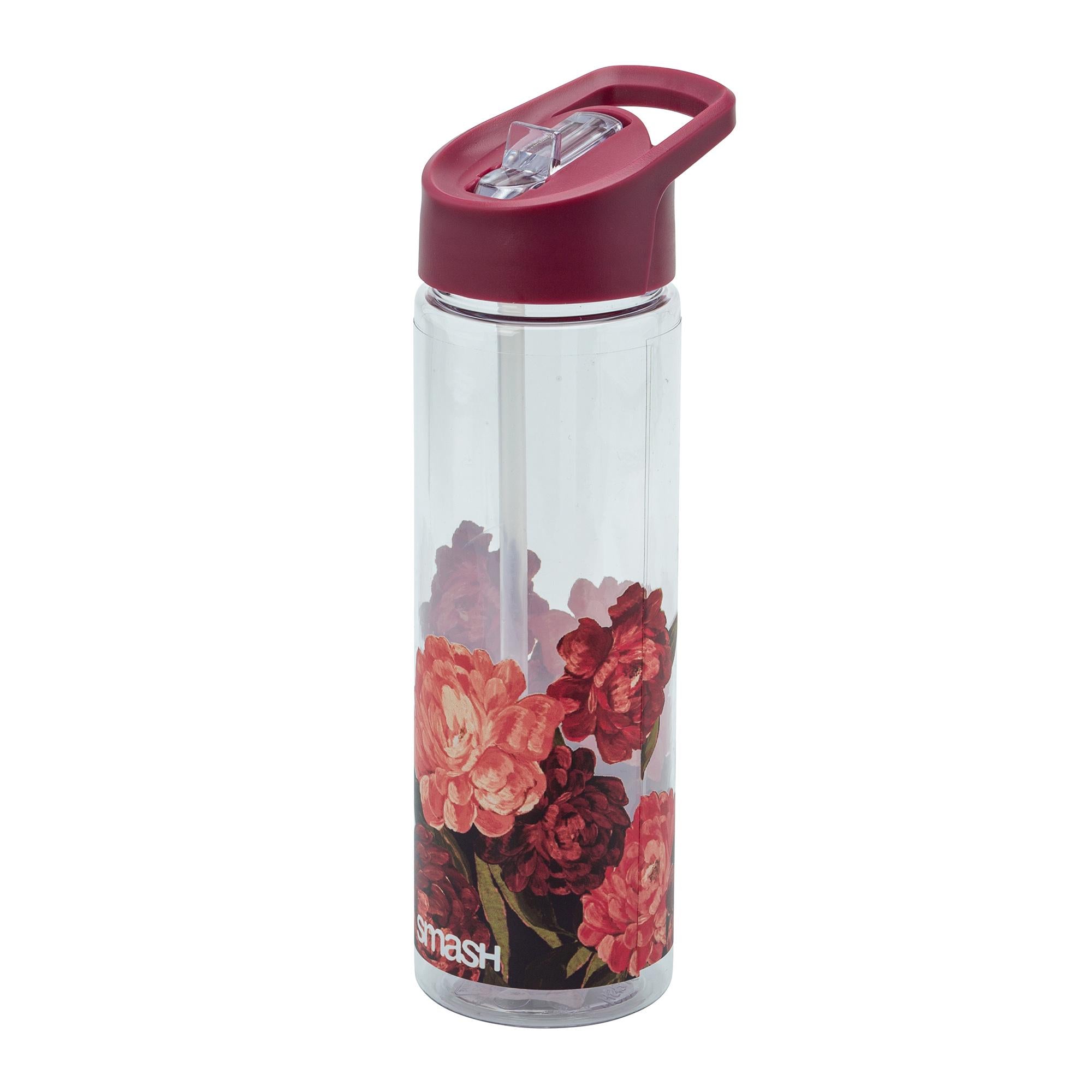 Smash floral sipper bottle 7x7x24.3cm (British brand)