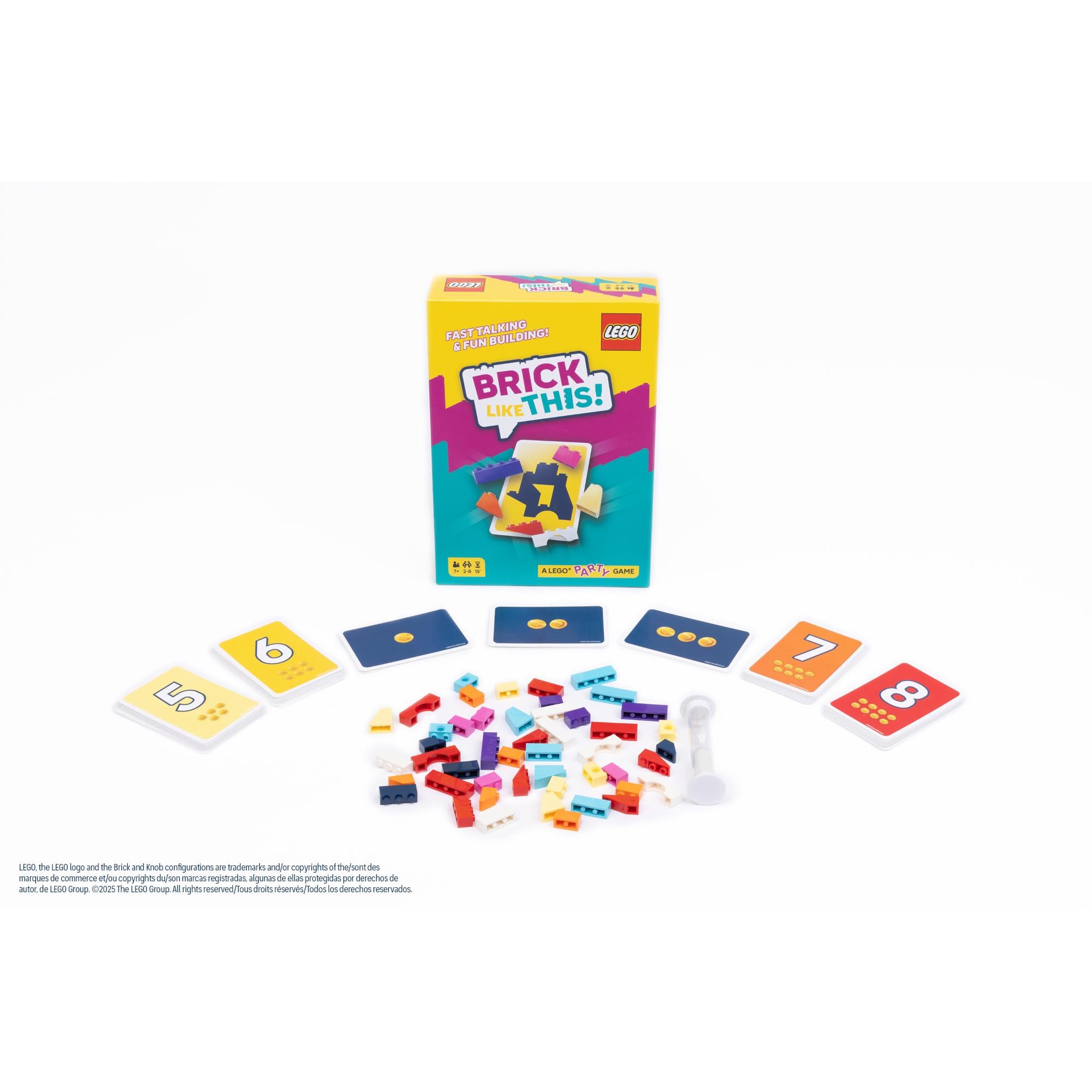 LEGO Brick Like This party game for families - British product