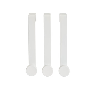 Sainsburys Sainsbury's Home 3 Pack Over The Door Hooks White- Buy online at McGrocer