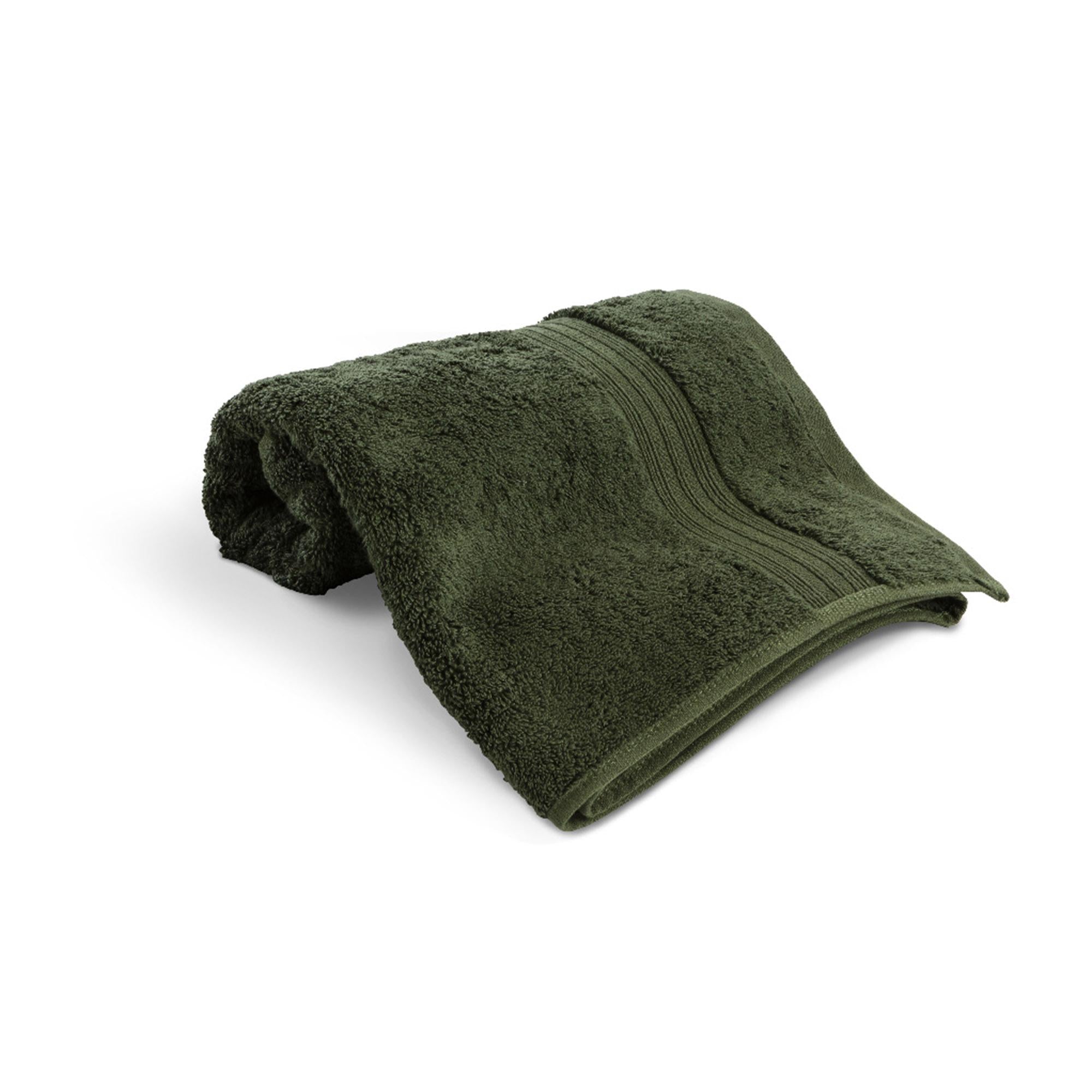 Habitat forest green hand towel 90cm x 50cm (British brand)