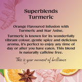 Twinings turmeric with orange and star anise tea 20 tea bags (British brand)