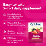 Optibac Gut Health Gummies 30 count, UK version