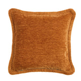 Habitat fringed chenille cushion umber 43x43, UK version