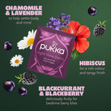Pukka Night Time Berry herbal tea 20 bags - British product