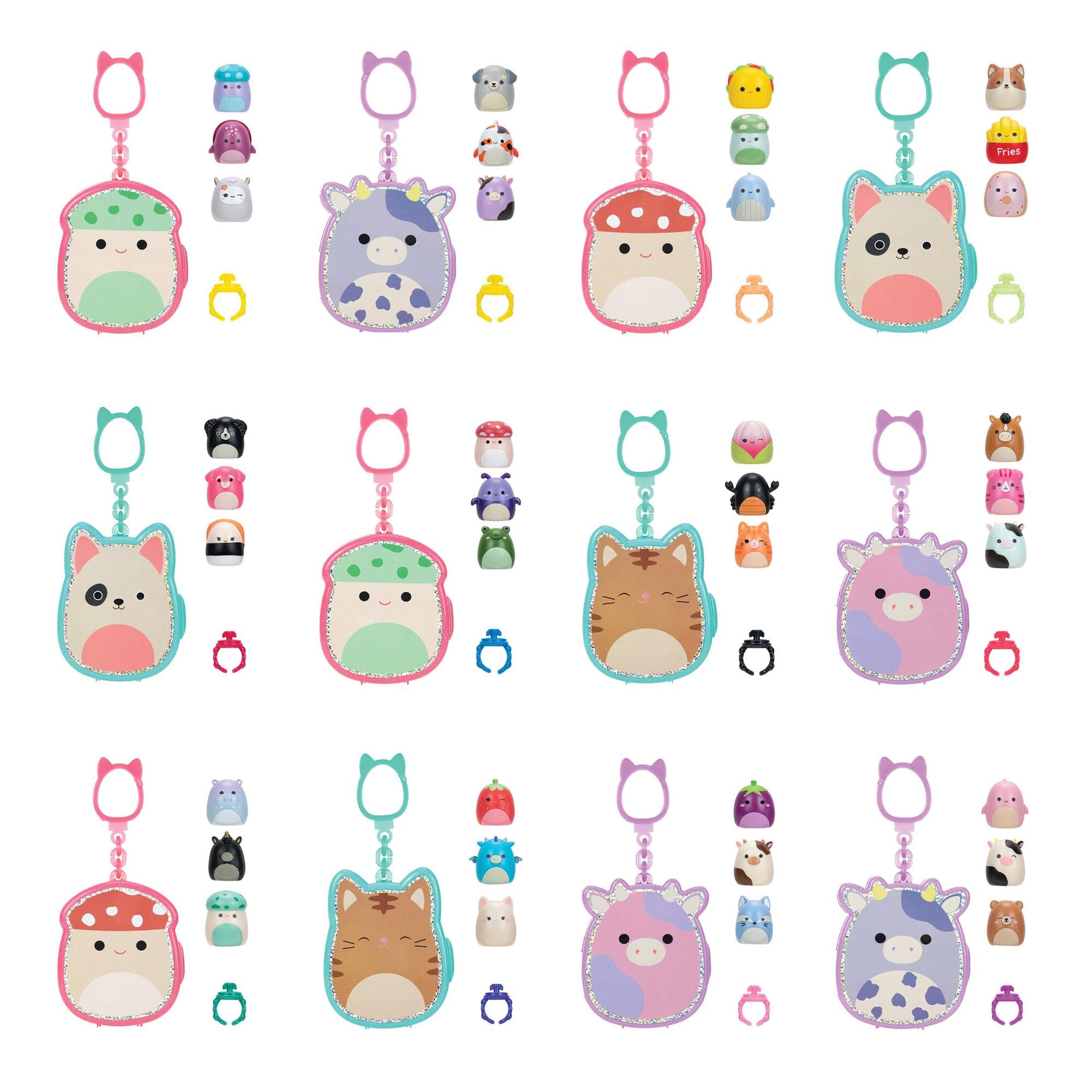 Squishmallows Squish-a-Longs Clip & Go assortment mini squish, imported from the UK