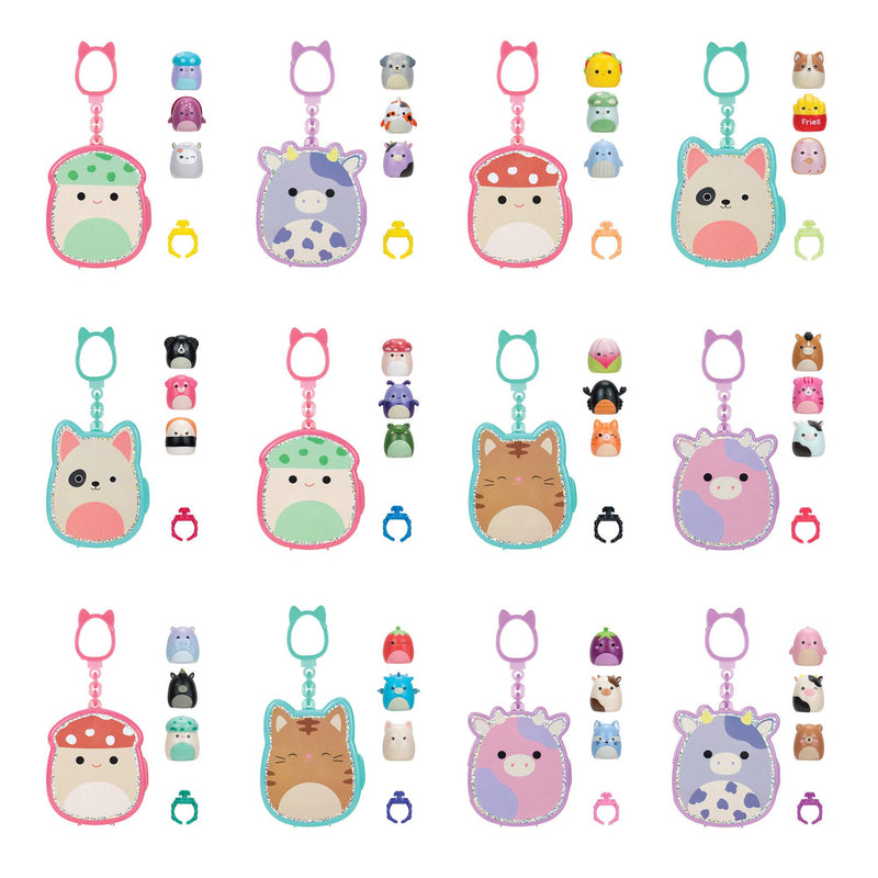 Squishmallows Squish-a-Longs Clip & Go assortment mini squish, imported from the UK