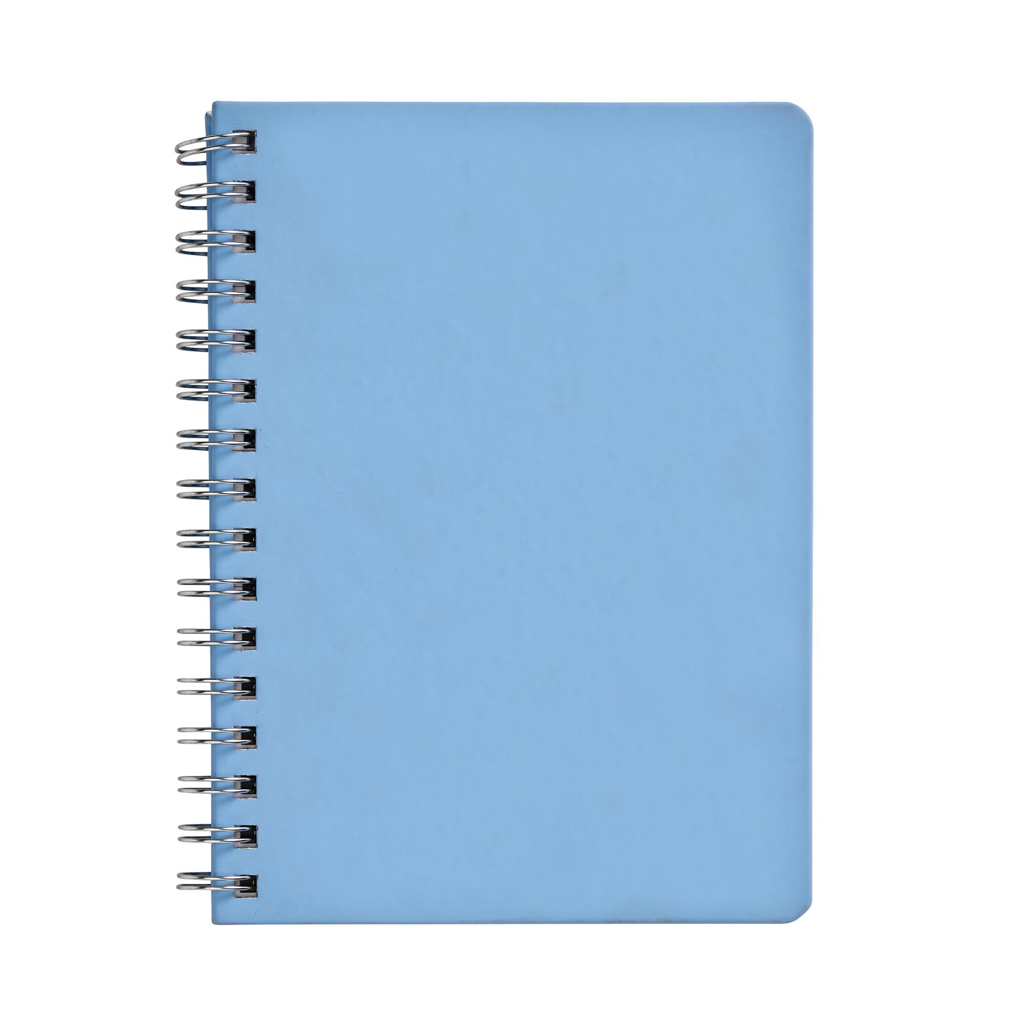 Sainsbury's Home A5 blue wiro notebook - British product
