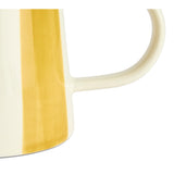 Habitat x Sanderson Handpainted Stripe Mustard Jug 180ml, UK version