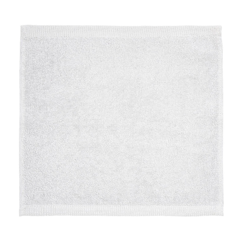 Habitat white face cloths 2pk 30x30cm, UK version