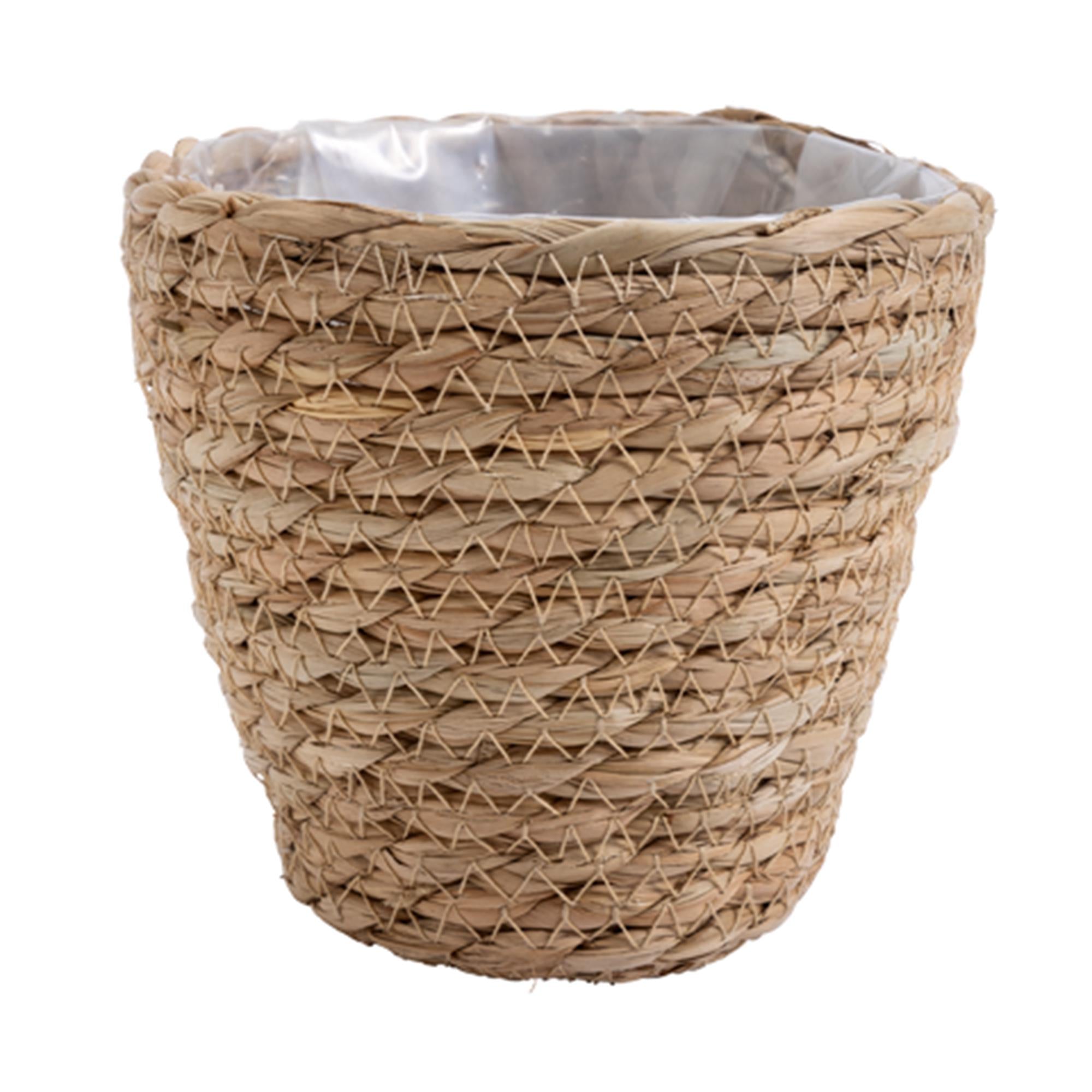 Habitat natural woven medium planter, UK version