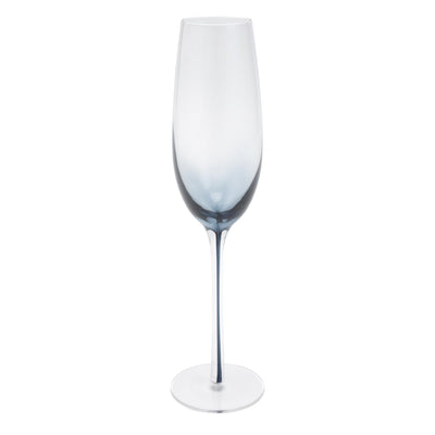 Sainsburys Habitat Navy Stem Champagne Flute Glass- Buy online at McGrocer