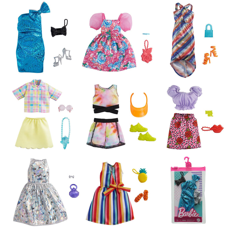 Barbie Complete Looks fashion assortment outfit and accessories - British product