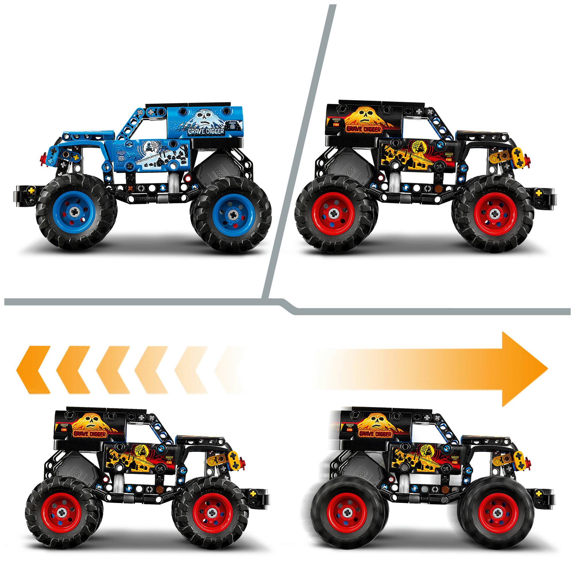 LEGO Technic Grave Digger pull-back toy 263 pieces, UK version
