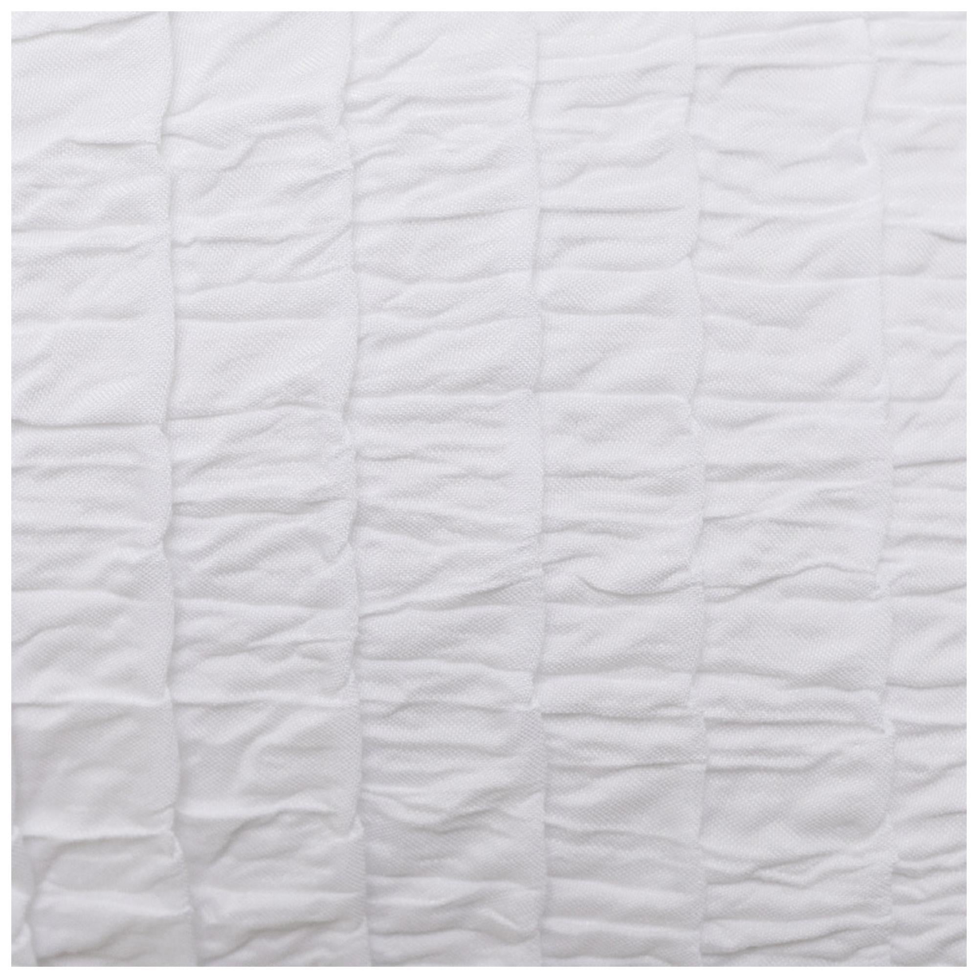 Sainsbury's Home crinkle white bedding set, UK version
