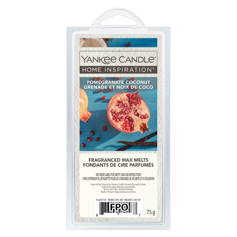 Yankee Candle Pomegranate Coconut wax melt, UK version