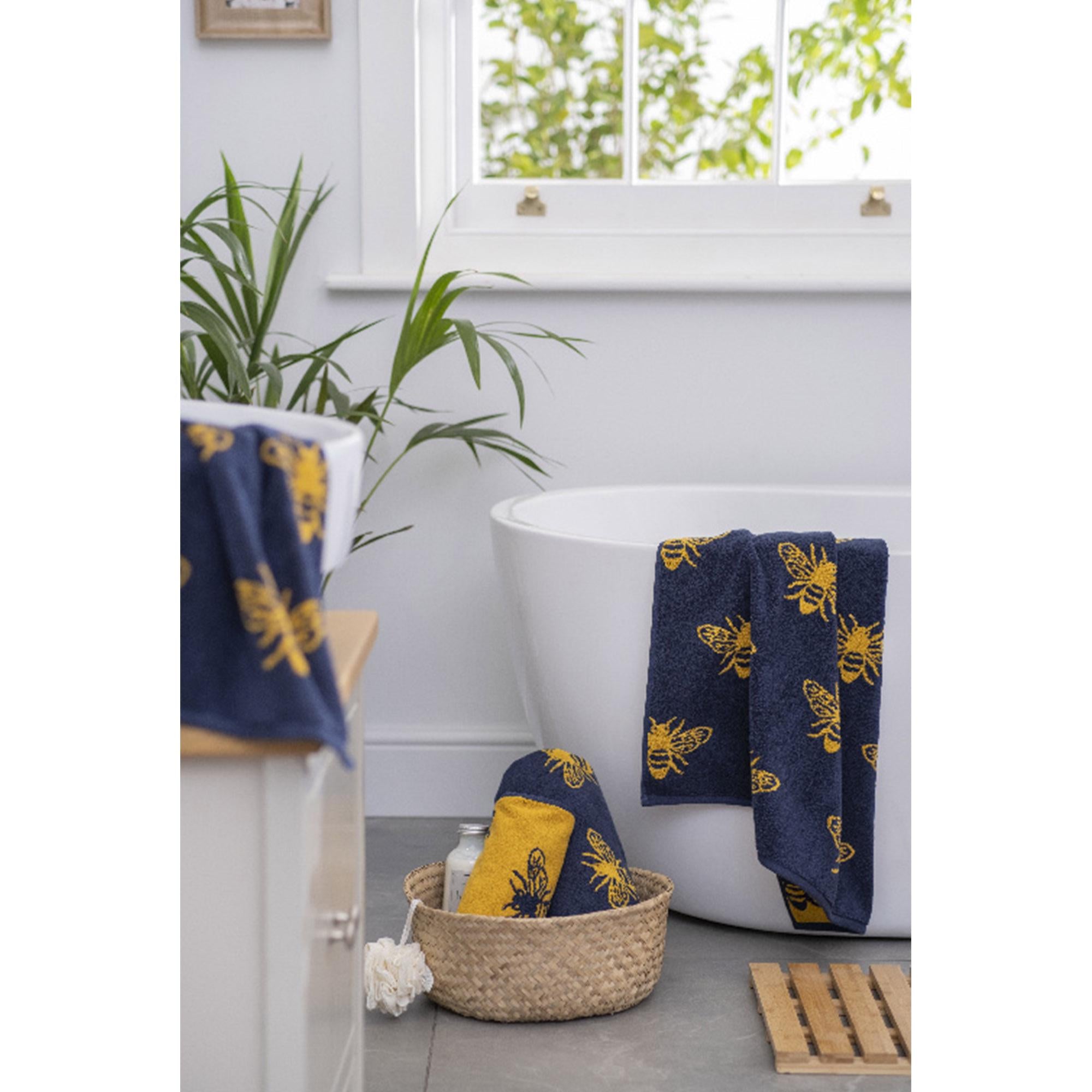 Habitat Bees Bath Towel GOODS Sainsburys   