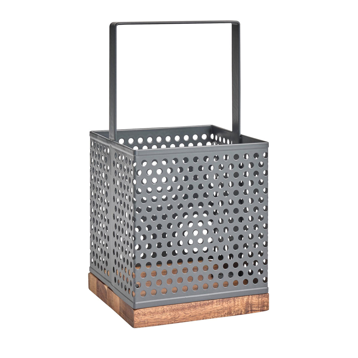 Habitat Metal Wood Utensil Caddy 24 x 12.1cm, UK version