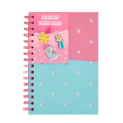 Sainsburys Sainsbury's Home A5 Pink Charm Notebook- Buy online at McGrocer