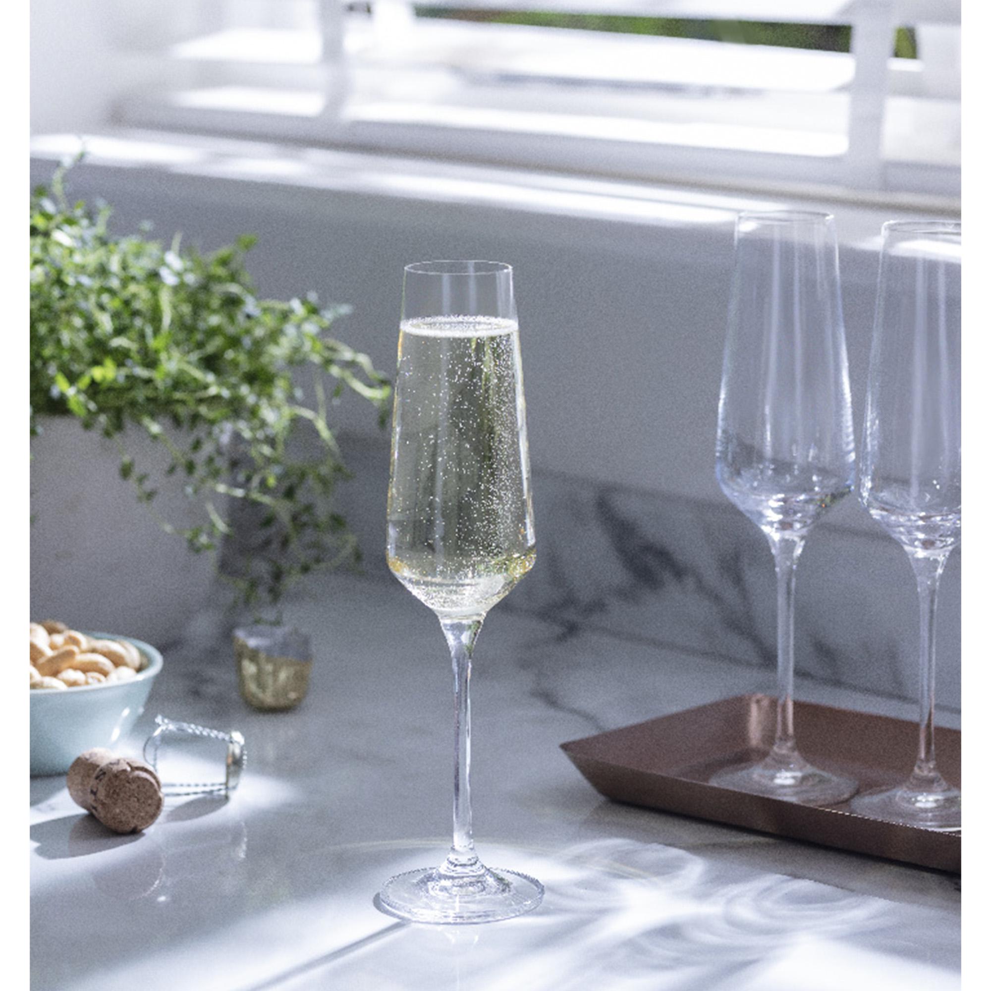 Habitat Dalston set of 4 champagne flutes, UK version