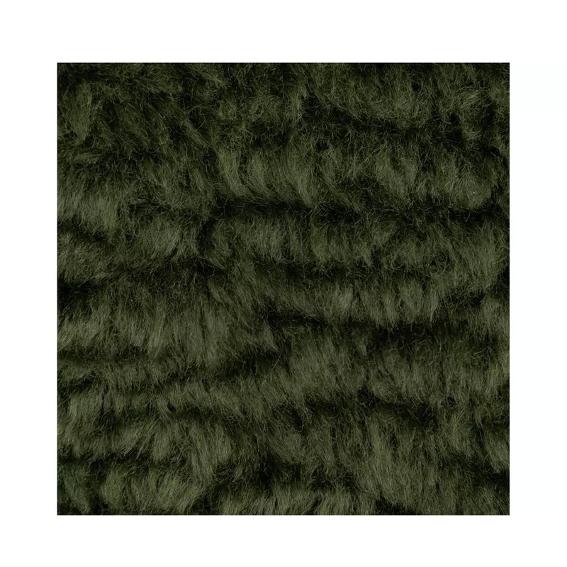 Habitat shearling cushion moss green 55x40cm, imported from the UK