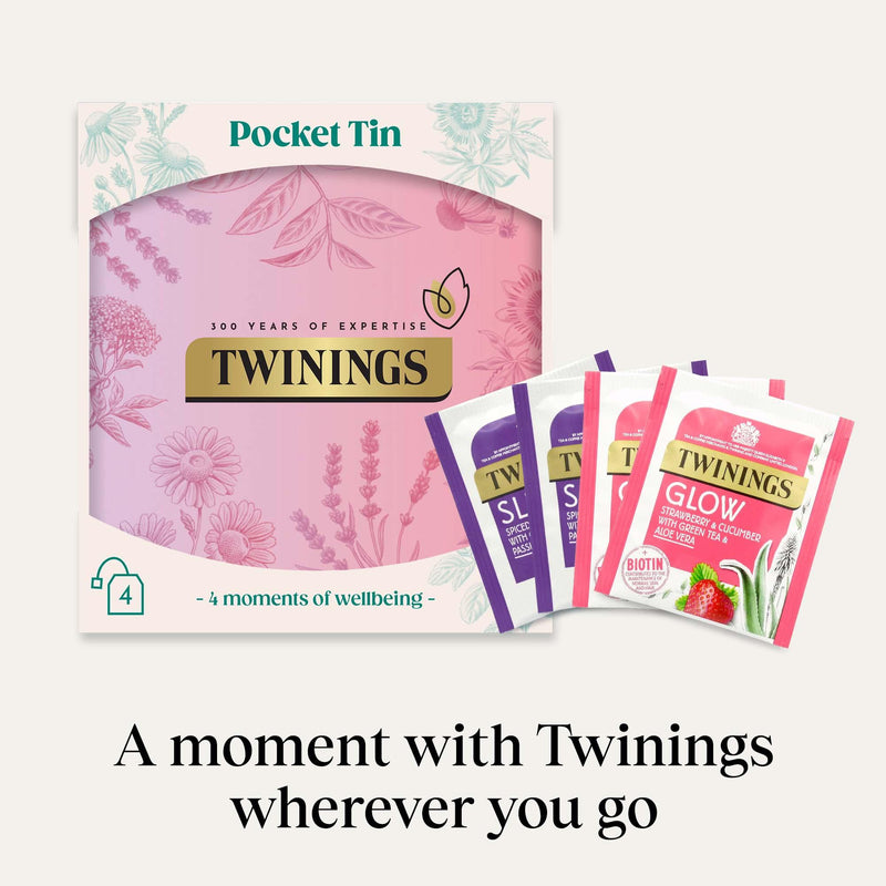 Twinings Pocket Tin Gift with 4 tea bags, UK version