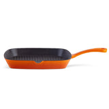 Habitat cast iron griddle pan orange 23cm, UK version