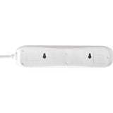Masterplug white extension lead 4 socket 1m, imported from the UK