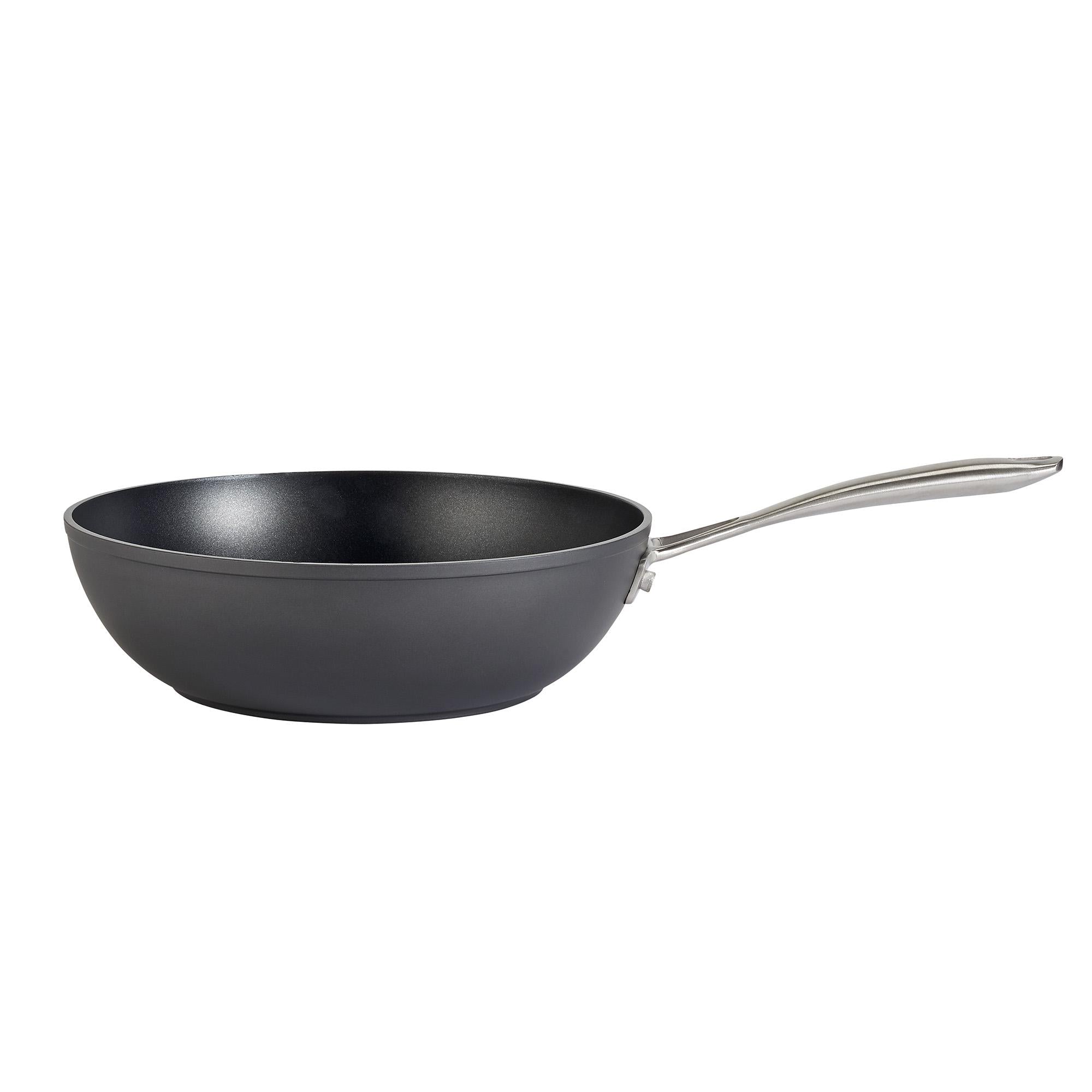 Habitat hard anodised aluminium wok 28cm, UK version