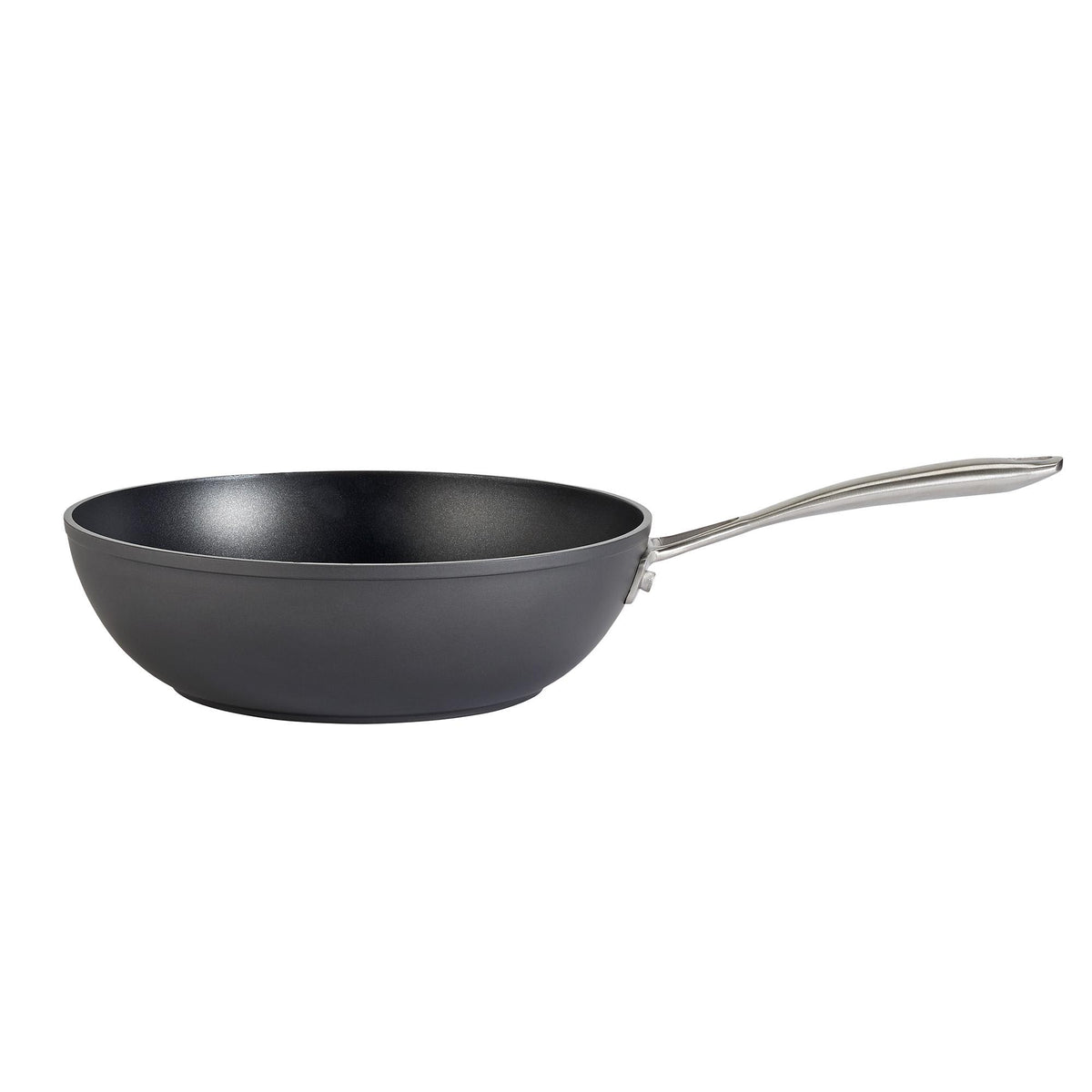 Habitat hard anodised aluminium wok 28cm, UK version