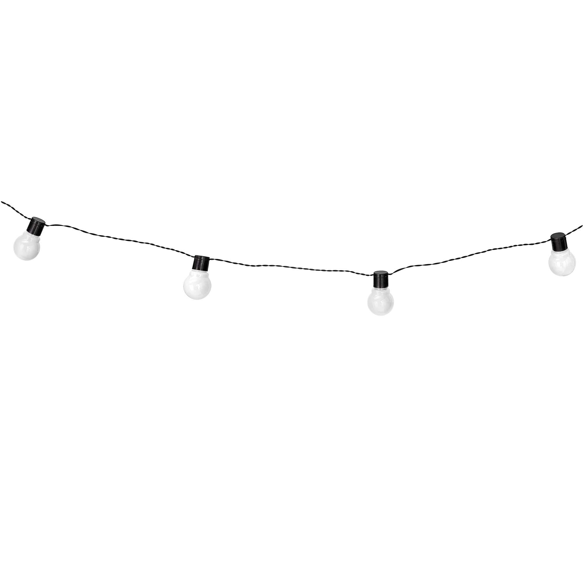 Sainsbury's Home solar festoon lights 20 clear bulbs (British brand)