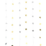 Sainsbury's Home star tassel backdrop kit silver gold 12 pieces (British brand)