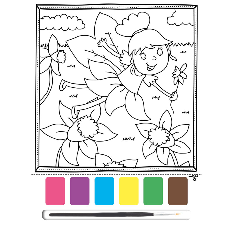 Igloo Books paint and colour fairies book, UK version