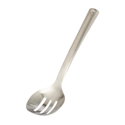 Sainsburys Habitat Ellipse Stainless Steel Slotted Spoon 34 x 7 x 3cm- Buy online at McGrocer