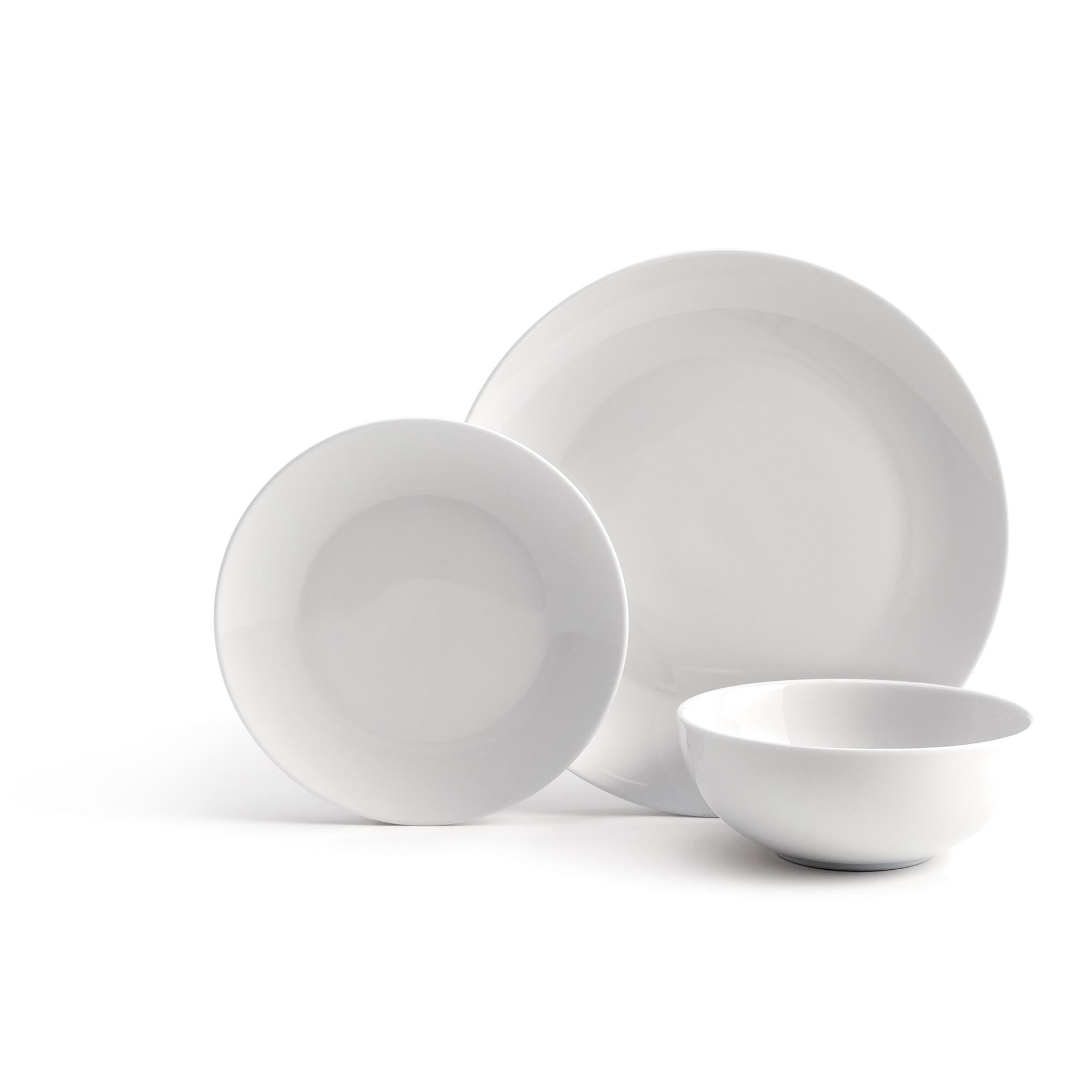 Sainsbury's Home 12pc White Porcelain Dinner Set (British brand)