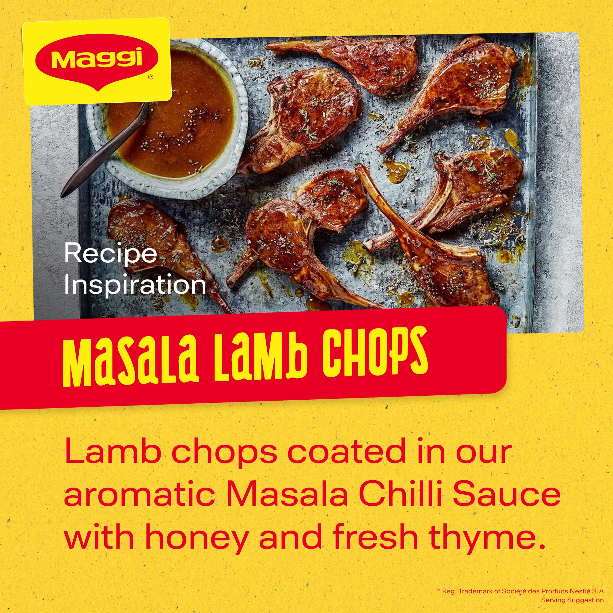 Maggi Authentic Indian Masala Chilli Sauce 400g, imported from the UK
